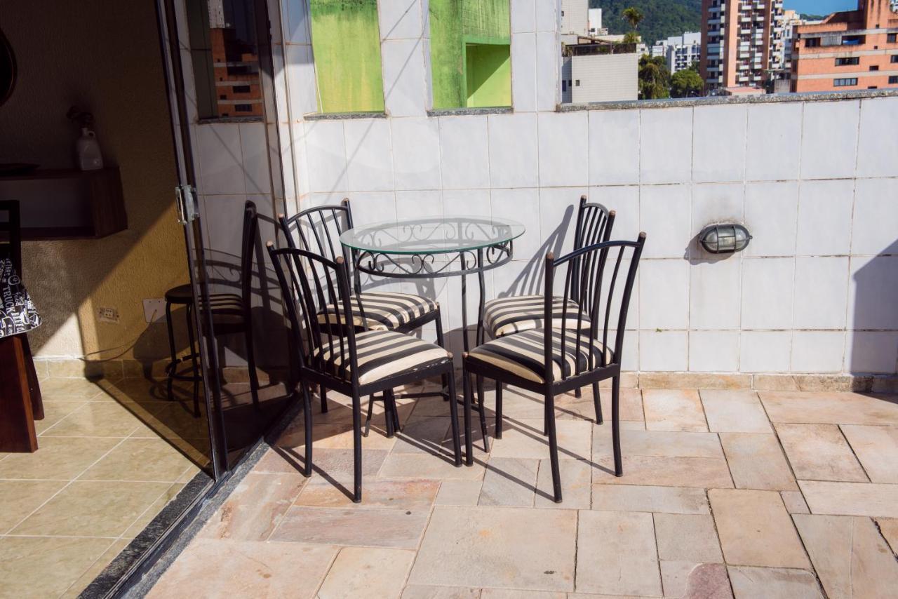 Cobertura Duplex Com Churrasqueira Guarujá Exterior foto